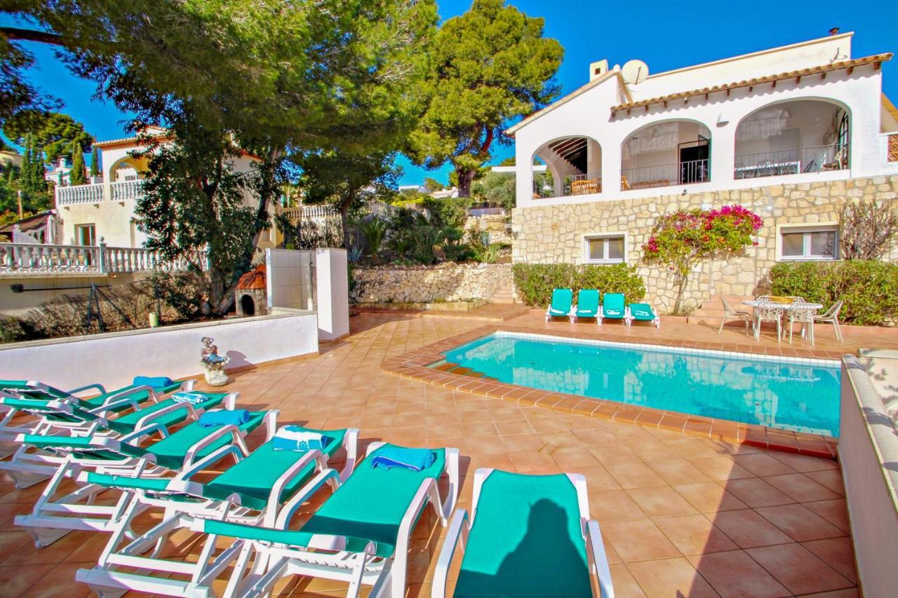 Dos Chicas - Sea View Villa With Private Pool In Moraira Teulada Buitenkant foto